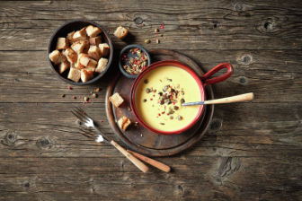 Kürbis und Fondue Rezept